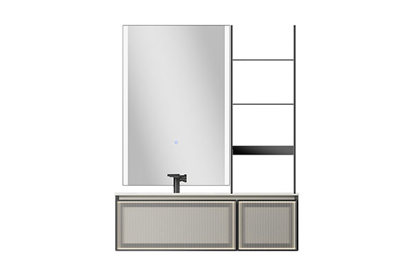 Best Quality Luxury Glass Bathroom Cabinets With Mirror Modern Bathroom Cabinet For Hotel Home Bathroom Accessories